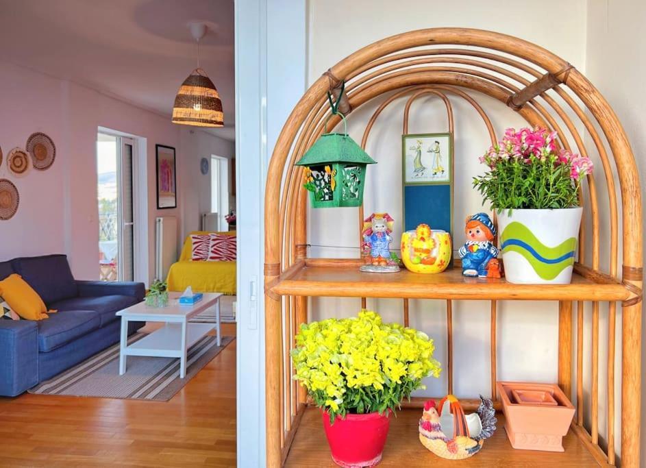 Cozy Fairytal Garden Apartment, Family Friendly, Free Parking, 15 Min To Airport Атина Екстериор снимка
